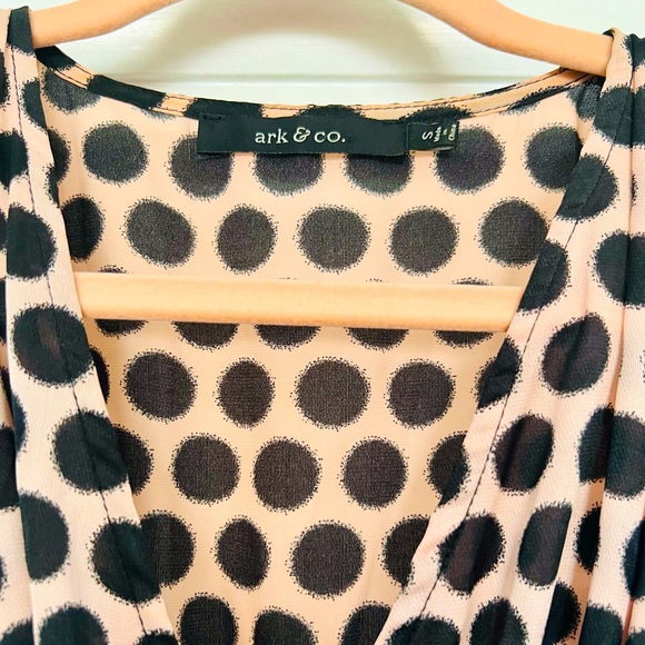 Arc & Co Short and Silky Mini Dress with Waist Tie (Size Small) - Picture 2 of 3